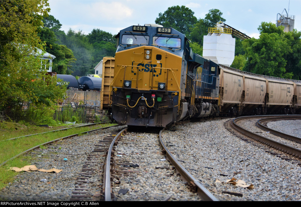 Grain Train Waits For A Crew